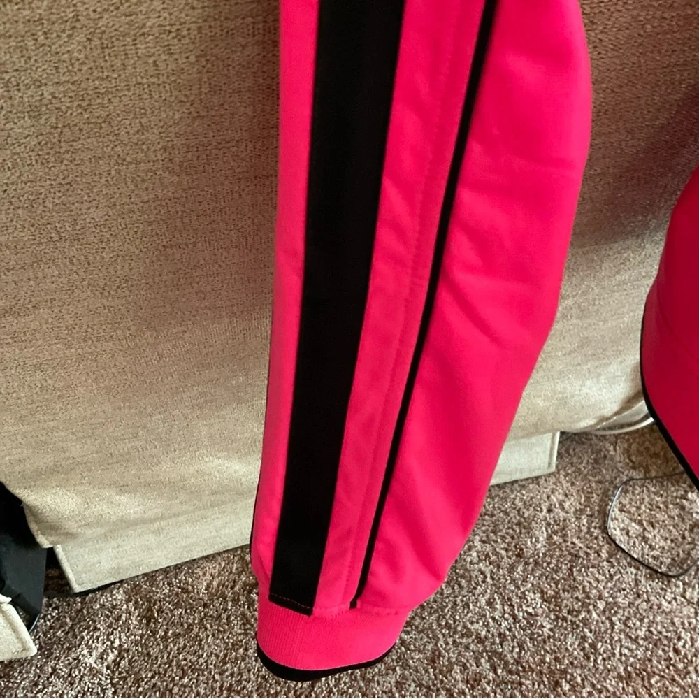 Fila Pink and Black Zip-Up Hoodie, light lining, breast cancer awareness - Picture 7 of 15